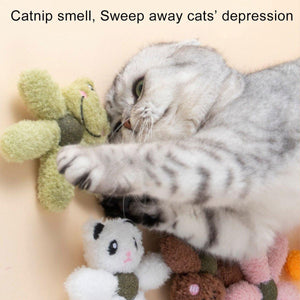 Catnip Ball Bite Toy Teeth Molar Doll Bite-resistant Teeth-resistant Pet Sleeping Toy