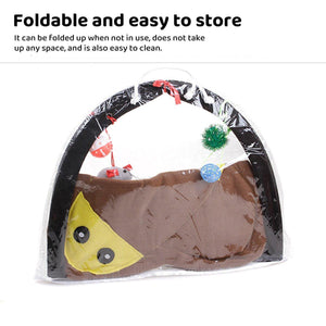 Pet Hammock Cat Breathable Fun Bell Toy Bed Cat Tent