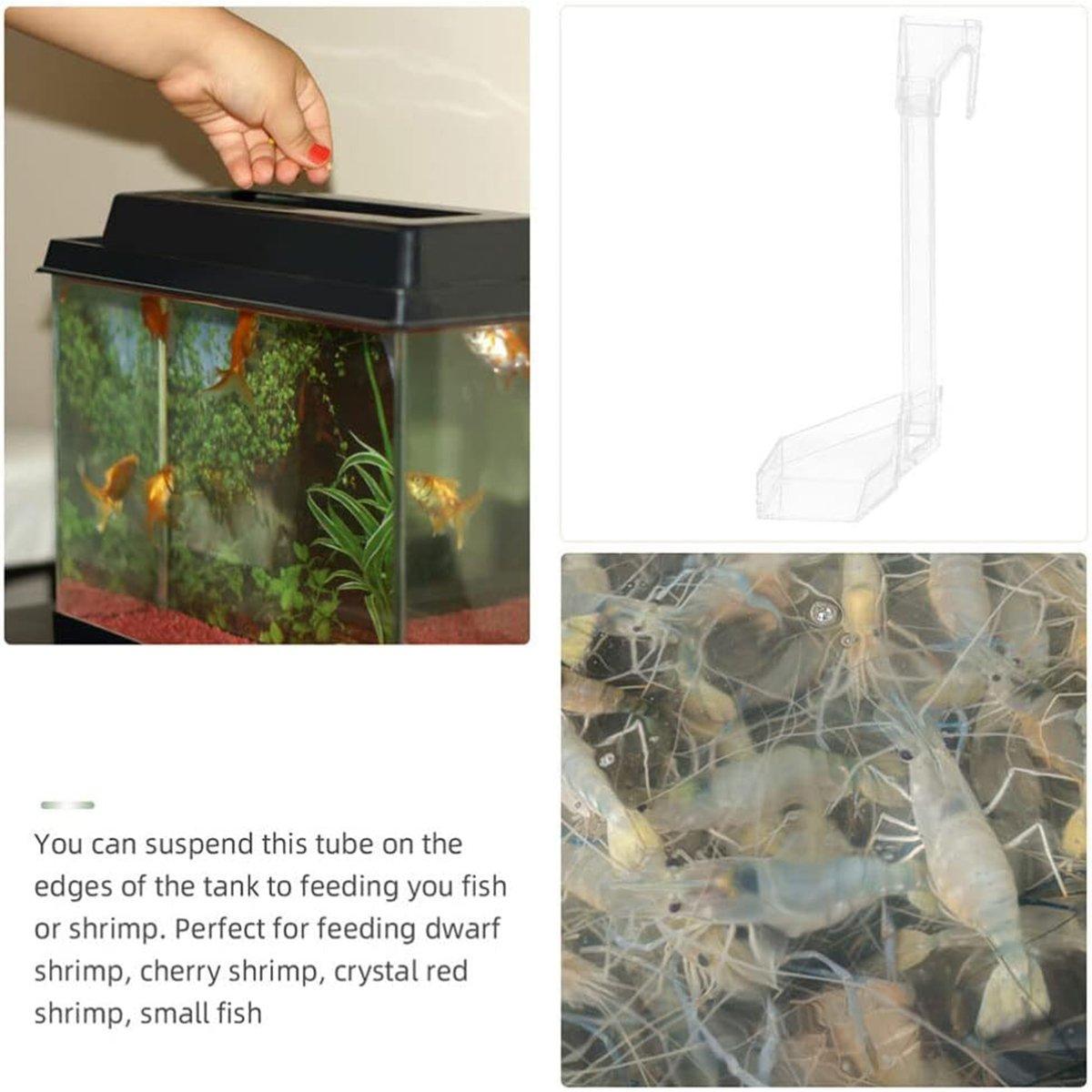 Aquarium Feeding Tube Floating Feeding Ring Shrimp Feeder