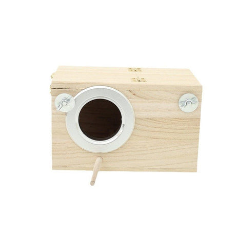 Wooden Bird Breeding Nest Box Bird House