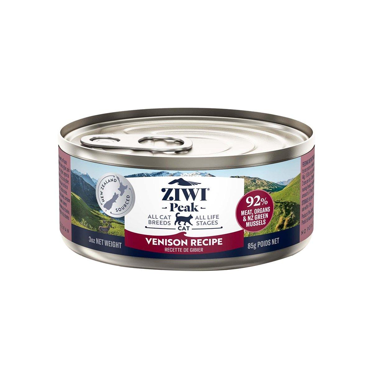 ZIWI Peak Cat Can Venison | Best Wet Cat Food Australia | 85g,185g