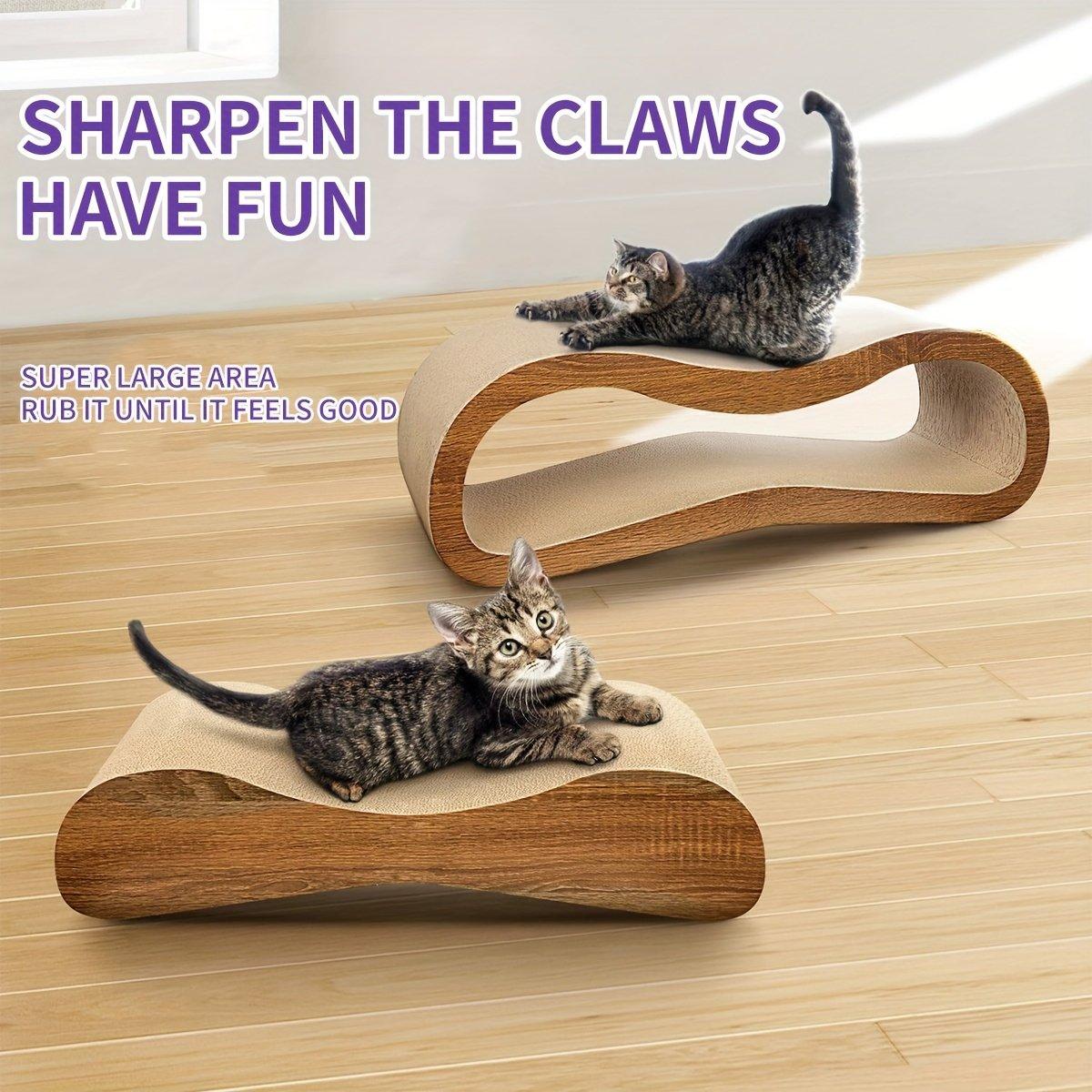 2-in-1 Cat Scratching Post & Lounger