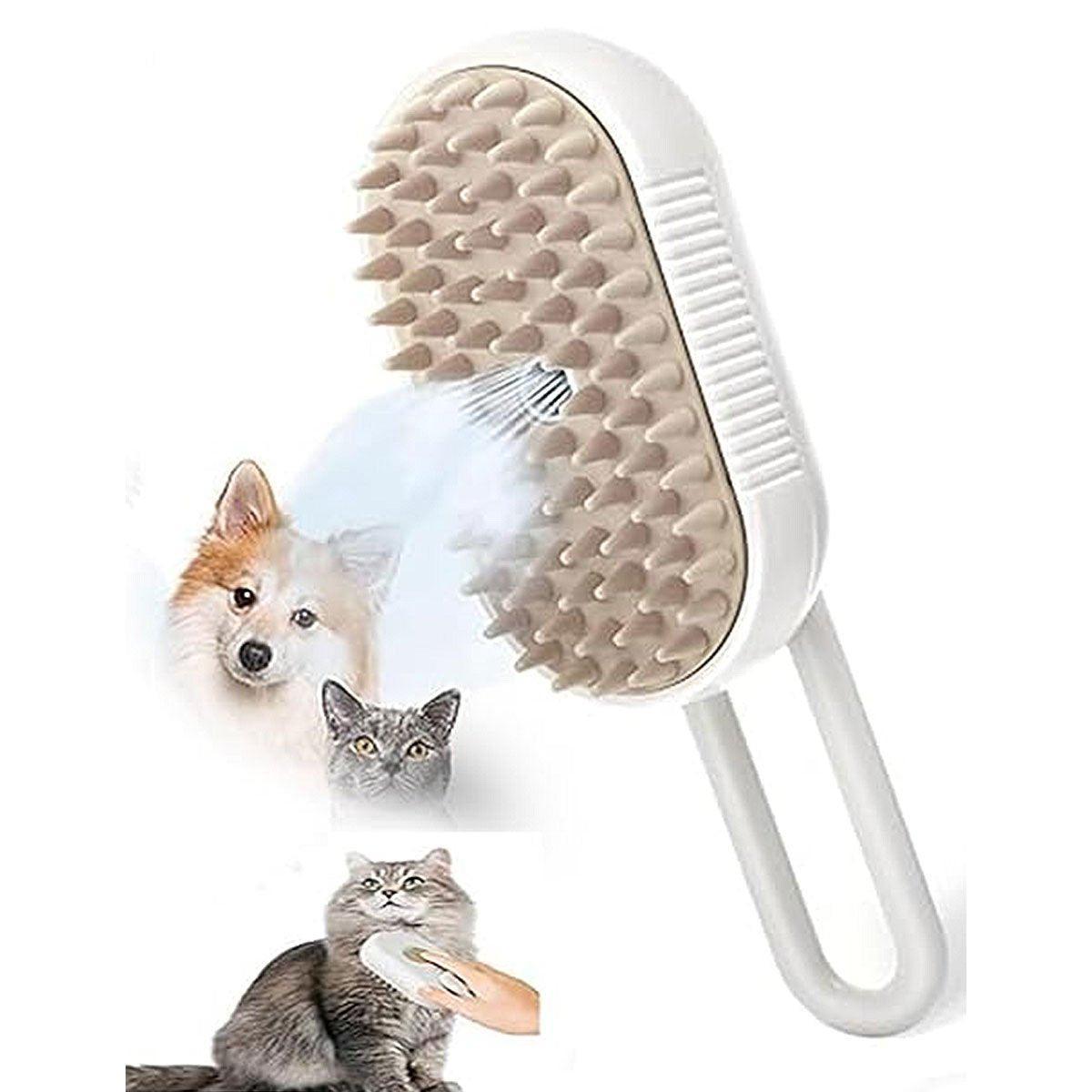 Pet Spray Massage Brush for Cats and Dogs