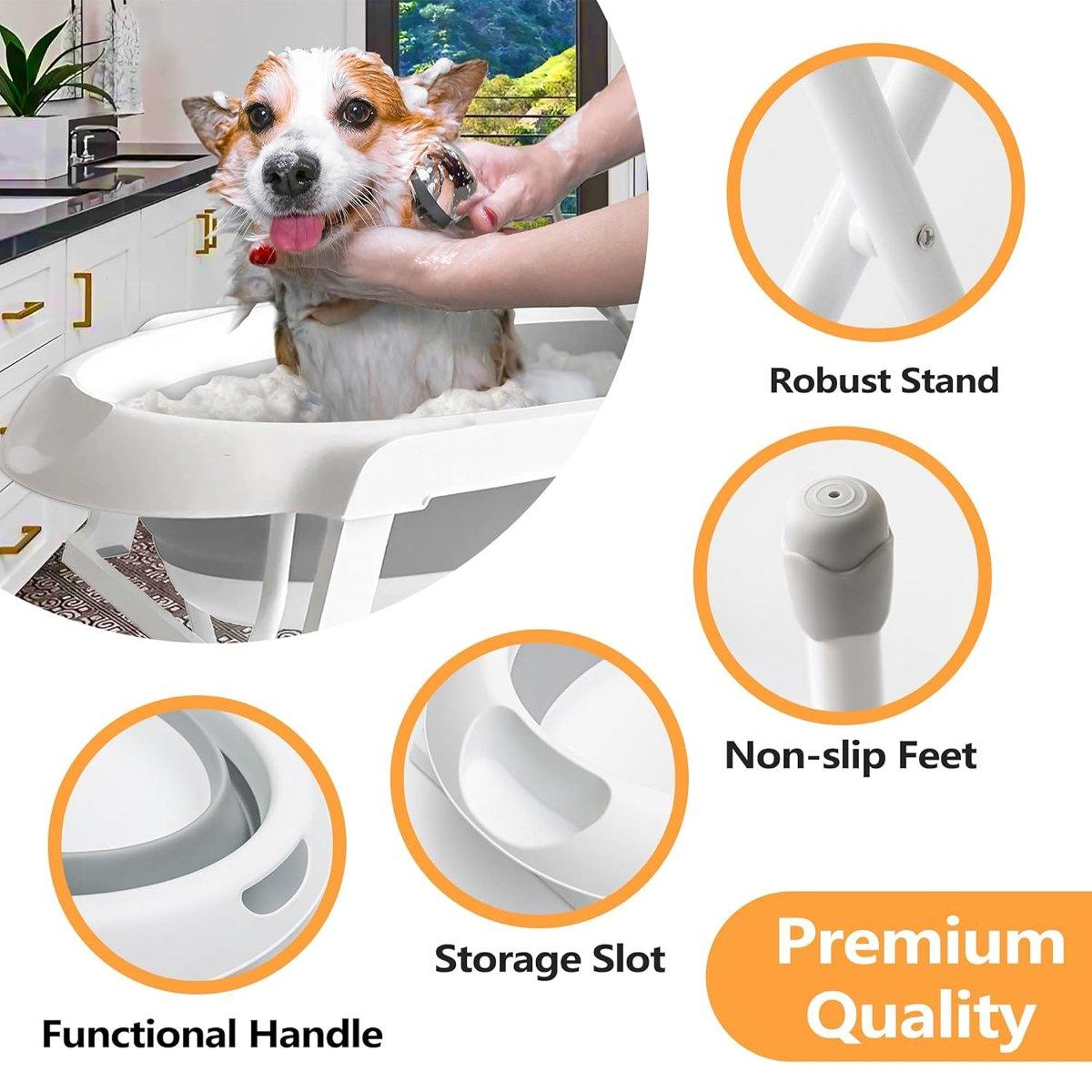 Retractable Folding Pet Bathtub