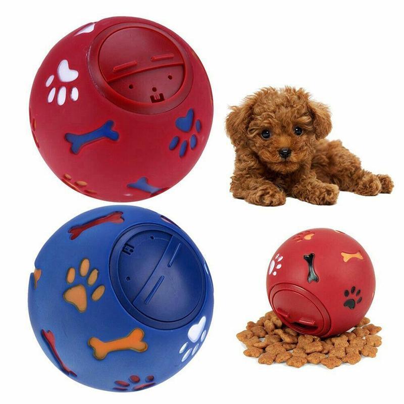 Interactive Dog Food Dispenser Toy Treat Ball Tumbler Mental Feeder Puzzle  Fun