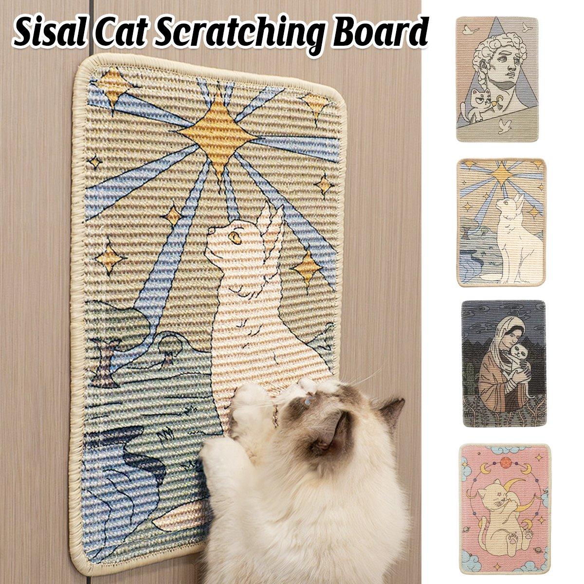 Sisal Cat Scratching Board Durable & Decorative Cat Scratch Pad