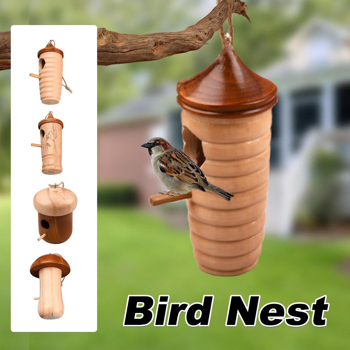 Bird Nest Bird Cage Hummingbird House Bird Feeder Wooden Crafts