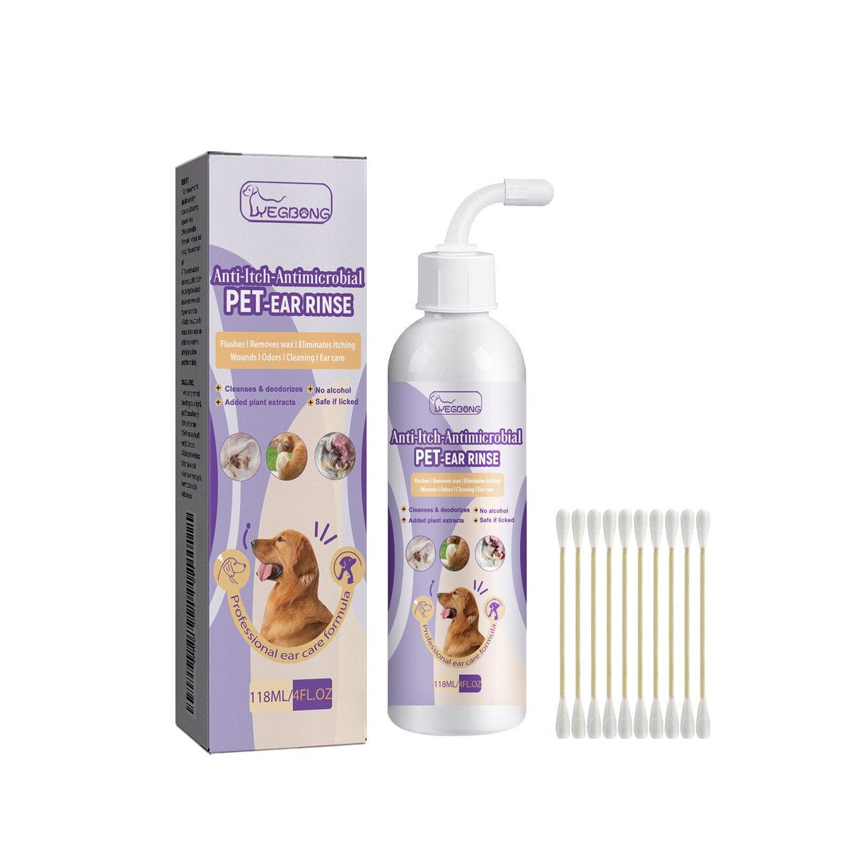 Pet Ear Cleaning Liquid For Cats And Dogs Ear Wash Ear Drops