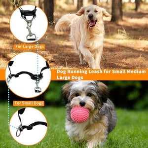 Pet Running Sports Traction Suit Belt Waist Pack Multi-color Reflective Traction Rope Collar Plus Belt