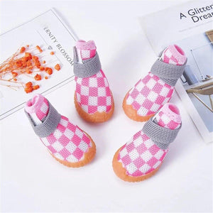 Puppy Net Shoes Upgraded Breathable Sandwich Thickened Mesh Dog Shoes