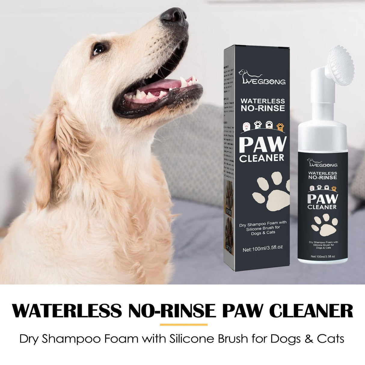 Pet Paw Cleaner Dog Cat Paw Deep Cleaning Foot Pad Care Agent