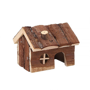 Natural Wood Hamster House S/L