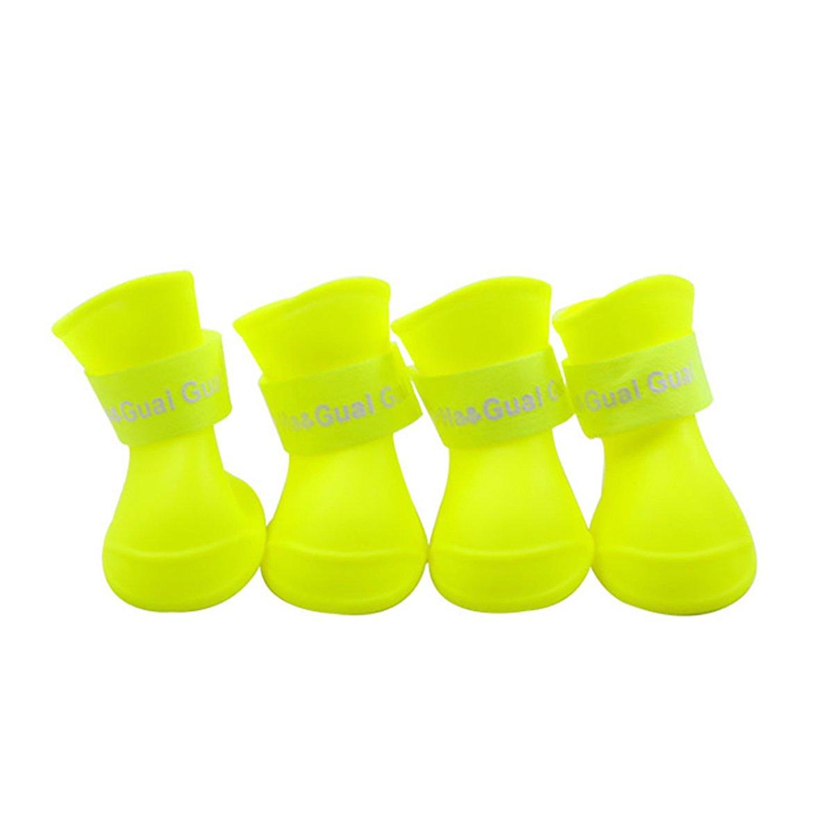 Cartoon Boots Pet Rain Boots Waterproof Non-slip Wear-resistant Dog Shoes