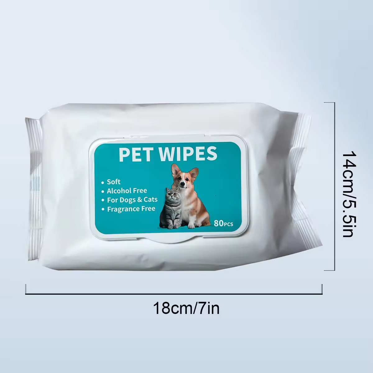 Gentle Ear Care Wipes for Healthy Ears Pet Ear Cleaning Wipes for Dogs and Cats