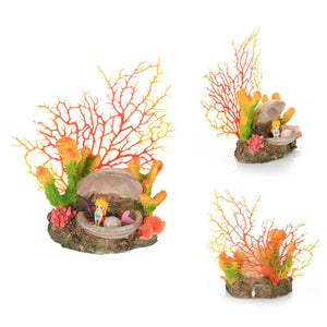 Vibrant Simulation Coral Landscaping Decorations for Aquariums