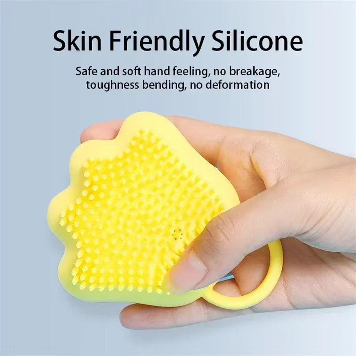 Multifunctional Silicone Pet Bath Brush For Dogs and Cats