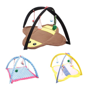 Pet Hammock Cat Breathable Fun Bell Toy Bed Cat Tent