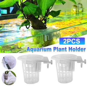 Adjustable Wall Mounted Aquatic Plant Cup for Emersed Plants and Water Grass