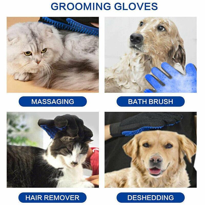 Touch Cleaning Brush Magic Glove Pet Dog Cat Massage Hair Removal Grooming Comb