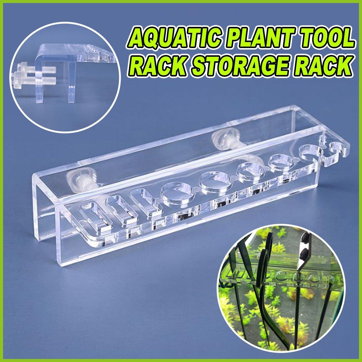 Aquarium Tool Holder - Acrylic Fish Tank Organizer