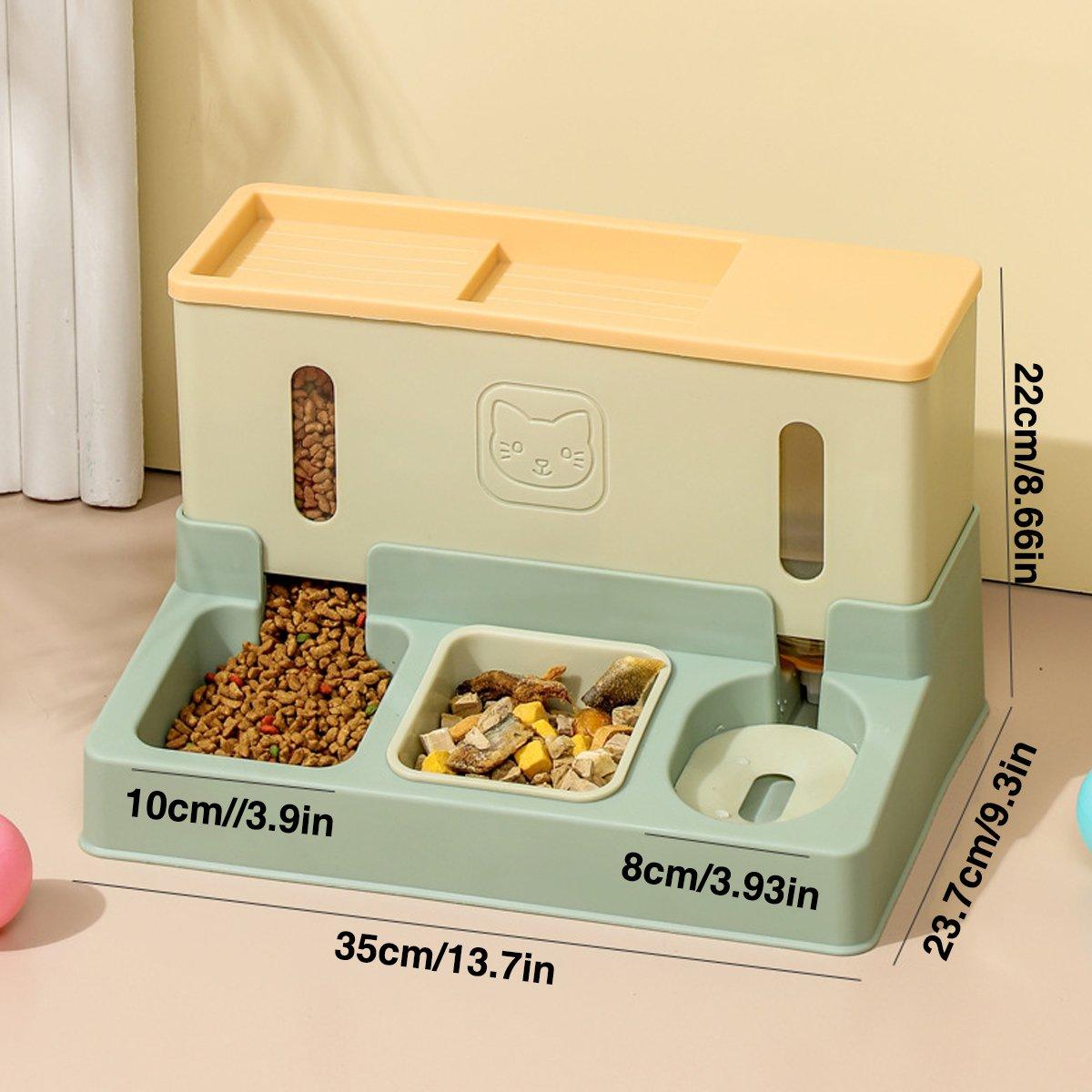 Automatic Pet Water Dispenser and Feeder 2-in-1 Hydration & Feeding System