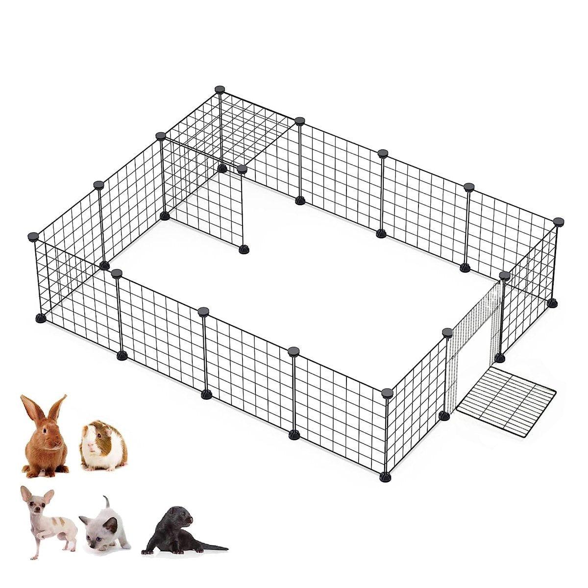 Versatile Metal Wire Yard Fence for Small Animals