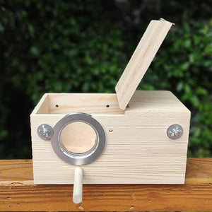 Wooden Bird Breeding Nest Box Bird House