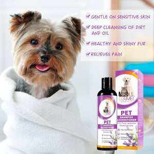 Lavender Bliss Pet Shampoo & Conditioner for Dogs and Cats