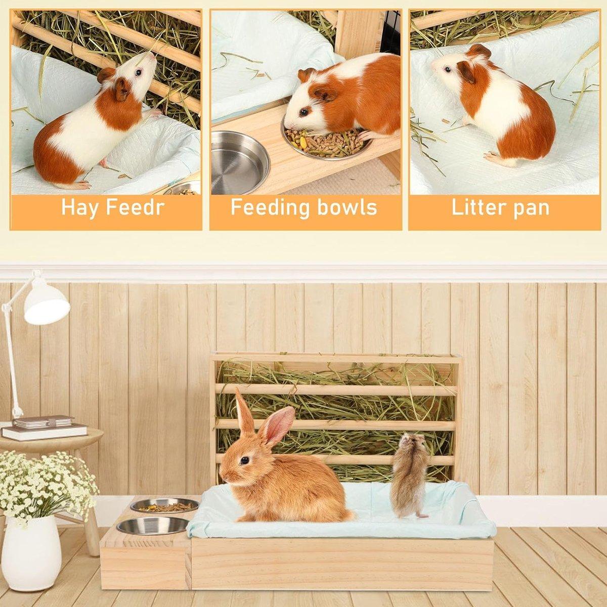 Rutin Small Animal Cage Durable Enclosure for Rabbits Quails & Hamsters