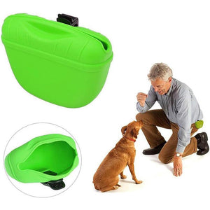 Dog Training Treat Pouch with Clip: Pet Training Waist Feed Bag