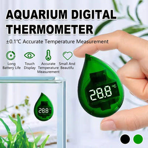 Fish Tank Thermometer Mini Small Electronic High Precision LED Digital Display