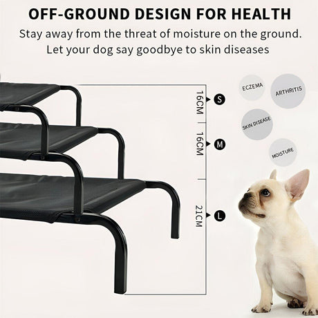 Heavy Duty Pet Raised Bed Elevated Dog Bed