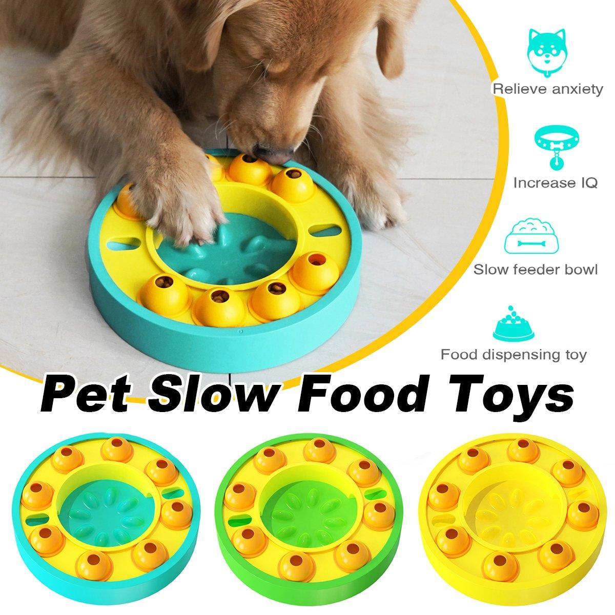 Slow Food Leakage Cat and Dog Bowl Hidden Food Toy for Mental Stimulation