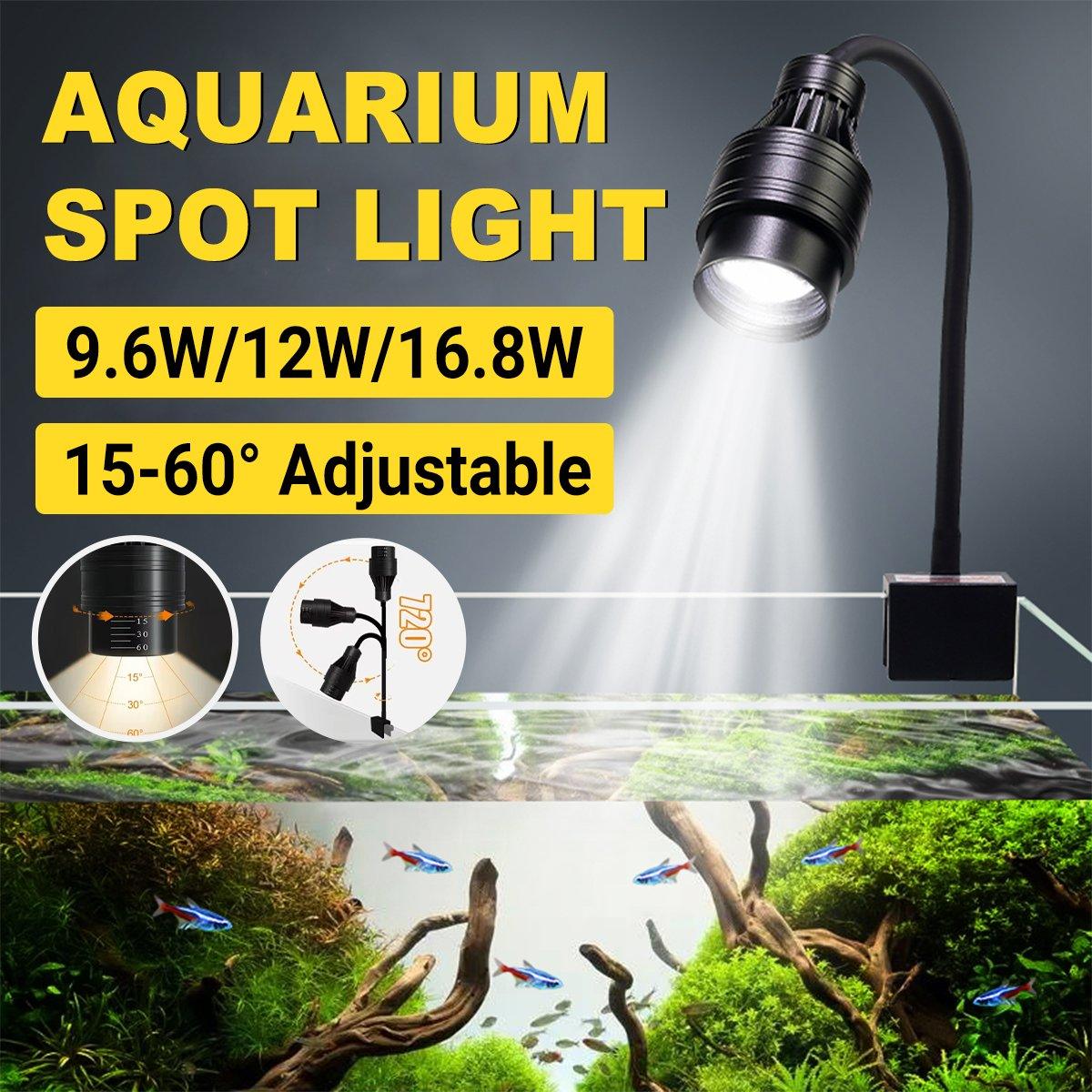 Fish Tank Lamp Led Clip Lamp Tank Water Grass Tank Landscaping Special Focusing Ornamental Spotlight