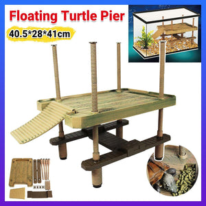 Durable turtle dock for aquatic turtles