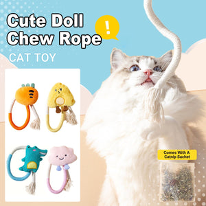 Cat Stick Doll Catnip Toy for Kittens Cat Chew Toy