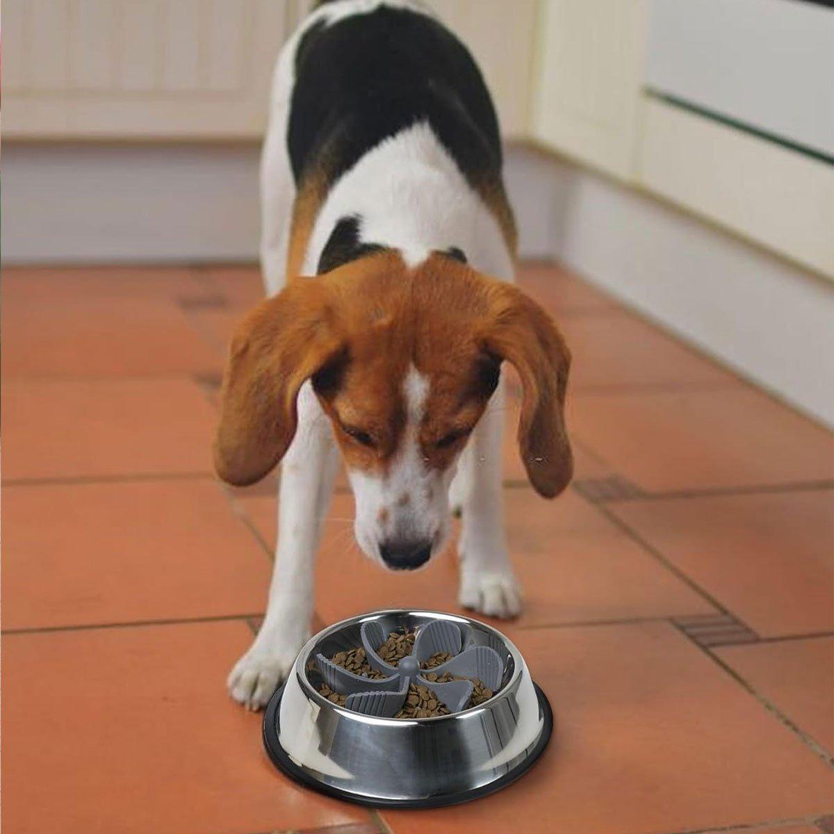 Dog Slow Feeder Bowl Insert Pet Food Bowls Silicone for Large or Small Breed