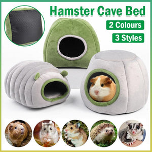 Soft Small Animal Guinea Pig Cozy Warm Pet Tent Hamster House Hideout Cave Bed