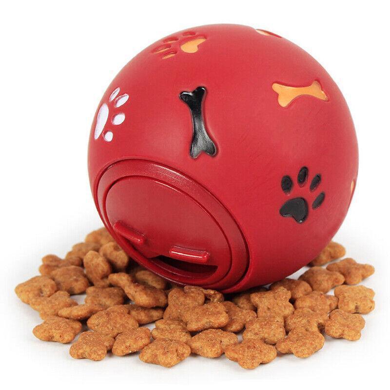 Interactive Dog Food Dispenser Toy Treat Ball Tumbler Mental Feeder Puzzle  Fun