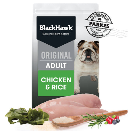 Black Hawk Chicken and Rice Dog Food for Adult Dogs