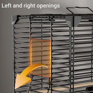 Spacious Large Villa Metal Bird Cage for Small to Medium