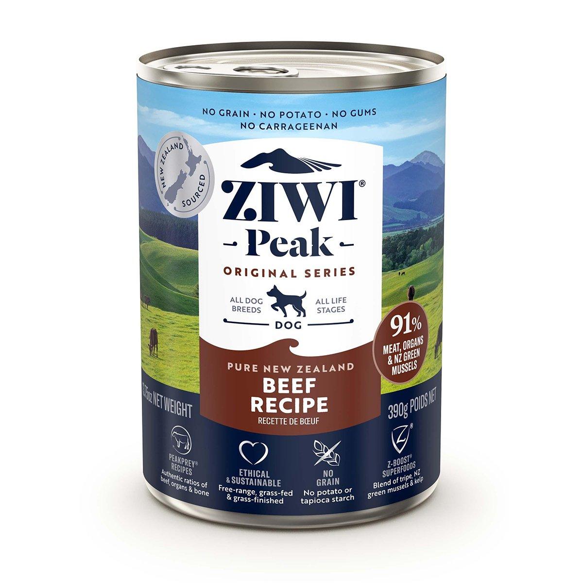 ZIWI Peak Wet Dog Food Beef | Best Wet Dog Food Australia | 170g/390g