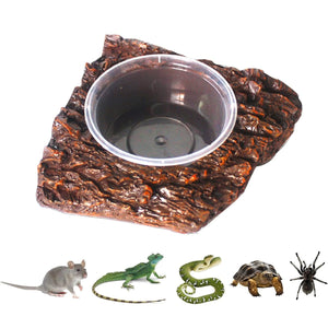 Imitation Rock Aquarium Feeder