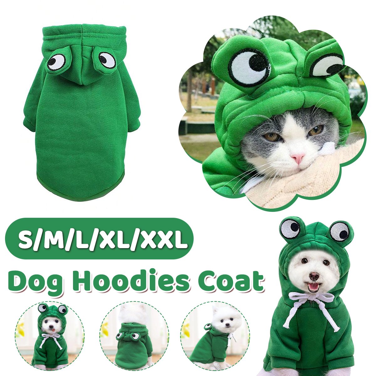 Adorable Cartoon Frog Hooded Vest