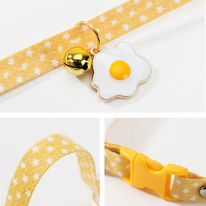 Adjustable Pet Collar with Safety Buckle Bell for Kitten and Dog Necklace