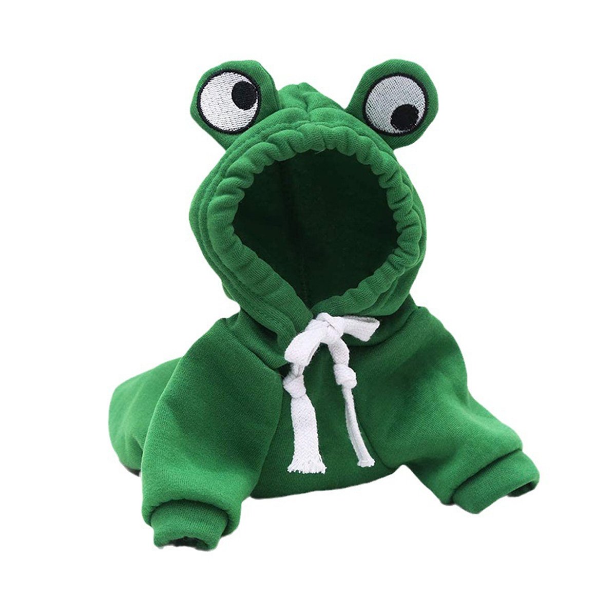 Adorable Cartoon Frog Hooded Vest