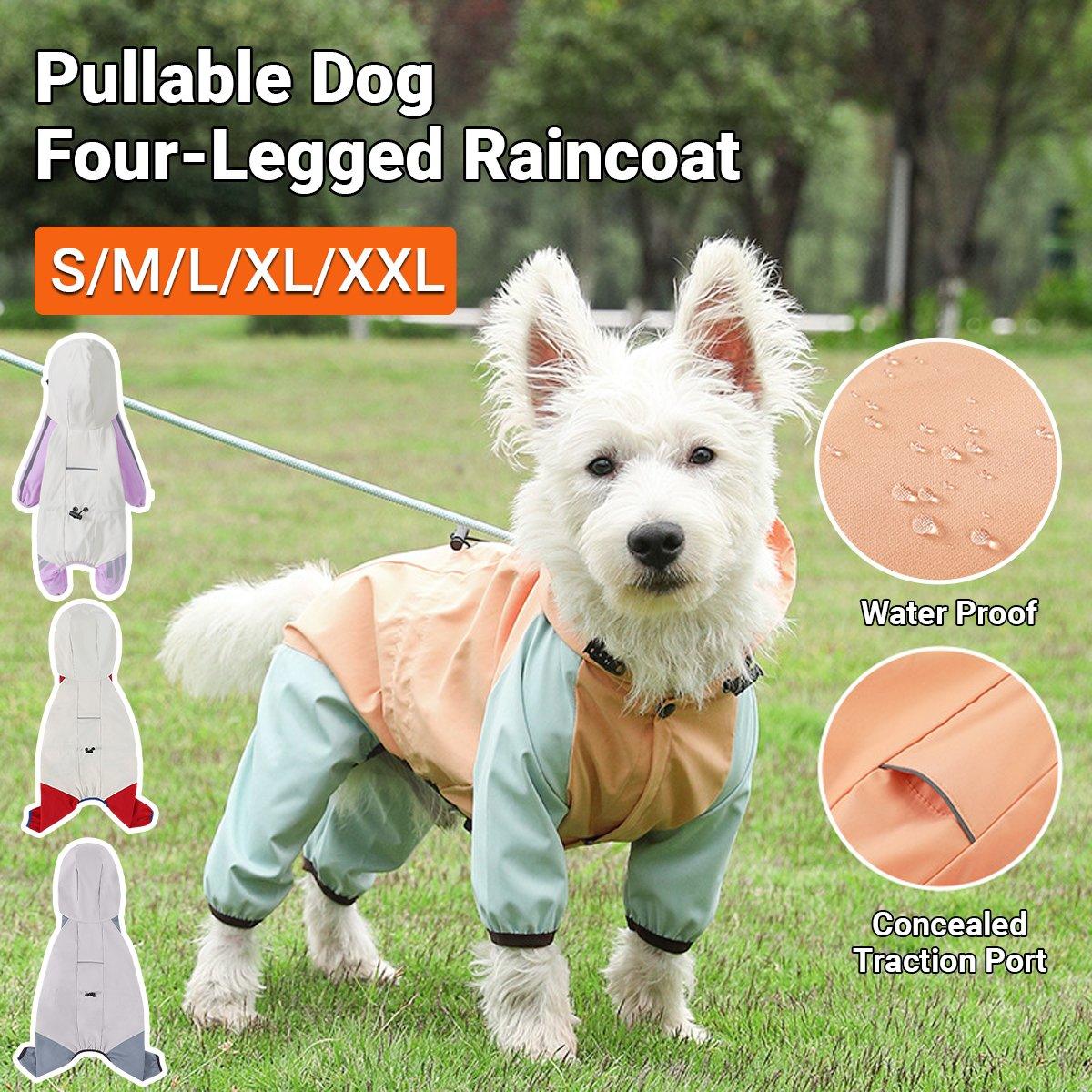 Waterproof Dog Raincoat for Small Medium Large Dogs Pet Rain Coat