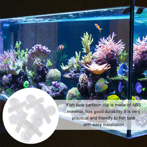 10Pcs Fish Tank Divider Clamp Suction Cup Glass Holder Aquarium Glass Clip