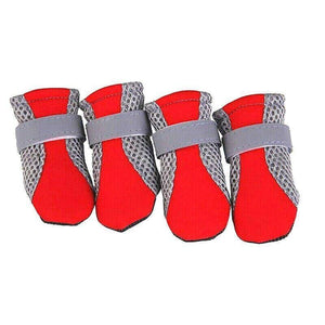 4PCS Anti Slip Waterproof Protective Dog Shoes Rain Boots Pet Socks Booties