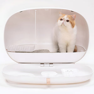 Cat Litter Box Semi-closed Cat Supplies Cat Toilet Drawer Large Cat Litter Box